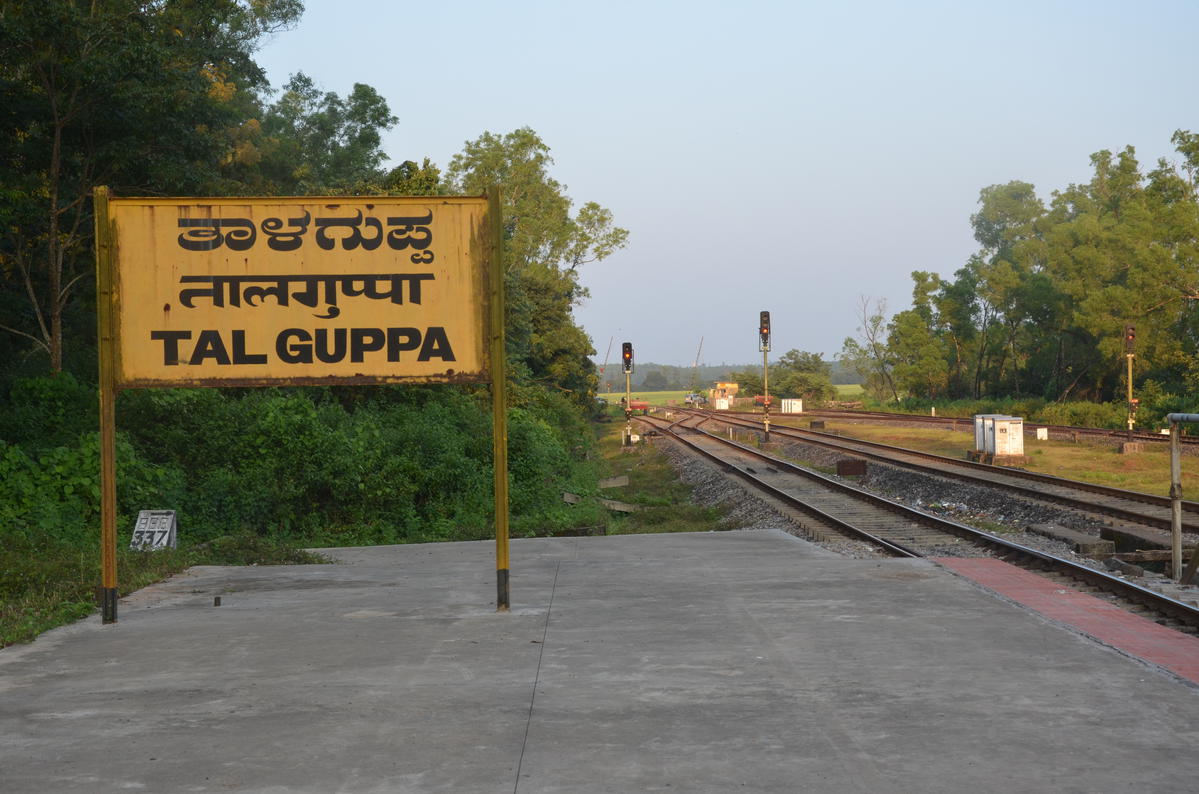 TLGP/Talguppa Railway Station Map/Atlas SWR/South Western Zone - Railway Enquiry