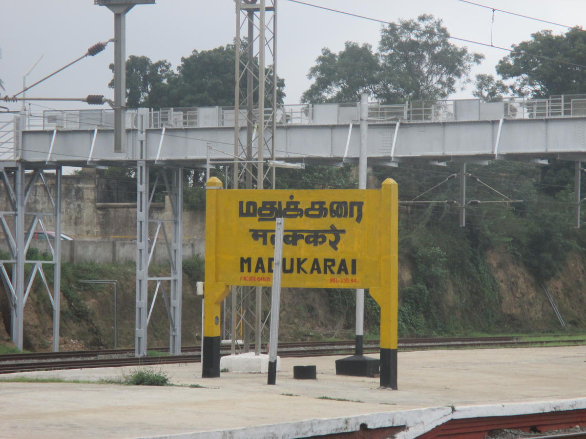 12 Arrivals at Madukarai SR/Southern Zone - Railway Enquiry